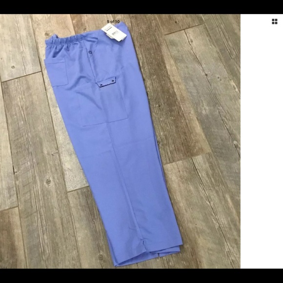 WonderWink Cargo Drawstring/Elastic Scrub Pants 2X or 3X - Picture 2 of 8